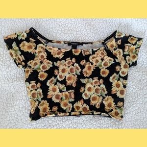 Sunflower Croptop